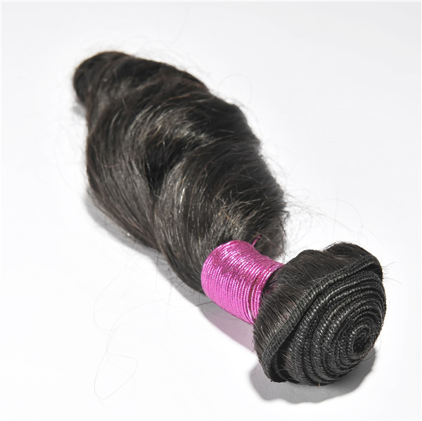 Loose wave human hair bundles with 1 # color EMEDA brand YL129